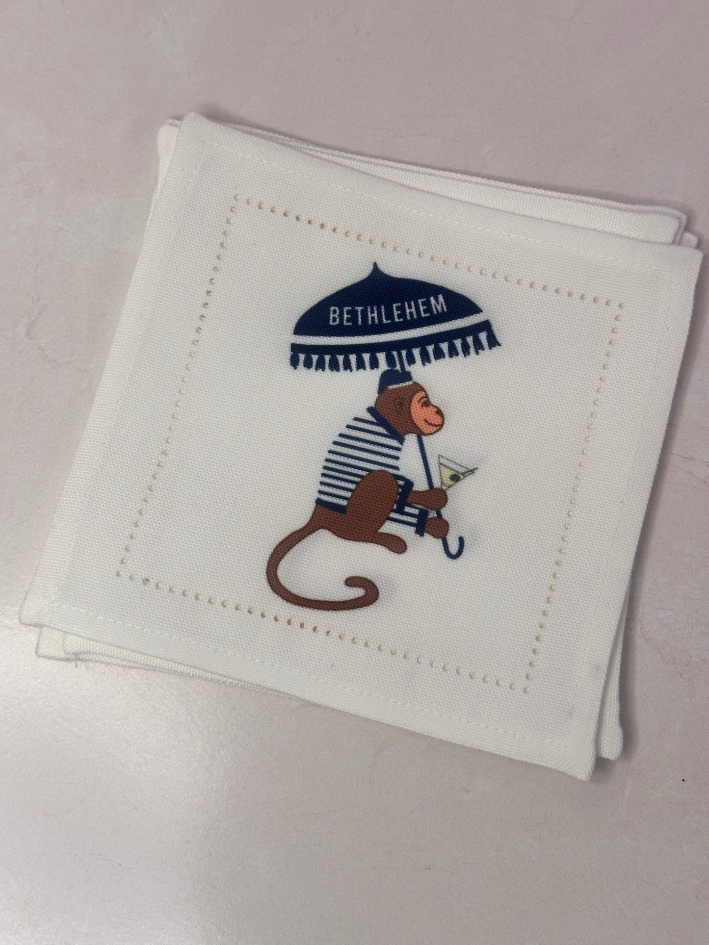 Bethlehem, PA Martini Lover Cocktail Napkins (Set of 4) – Perfect for Any Occasion!
