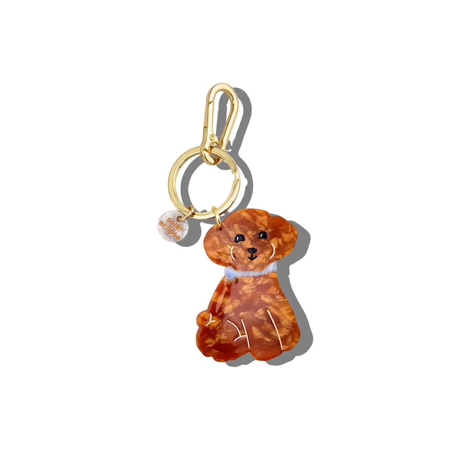 Fluffy Doodle Puppy Bag Charm+Keychain