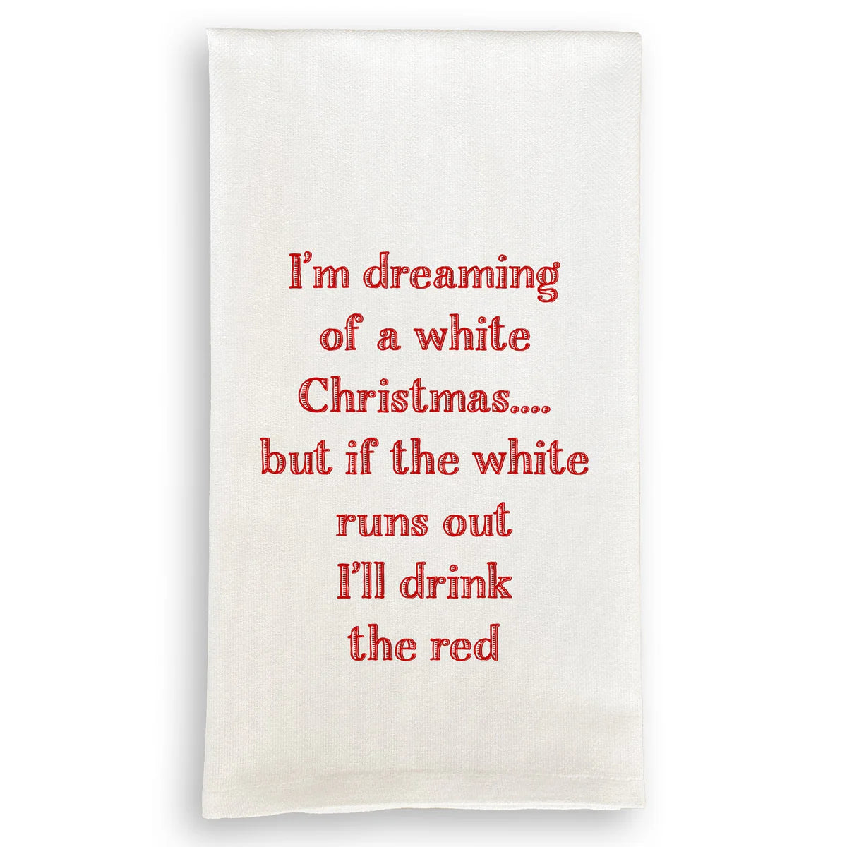Tea Towel - Dreaming of a White Christmas