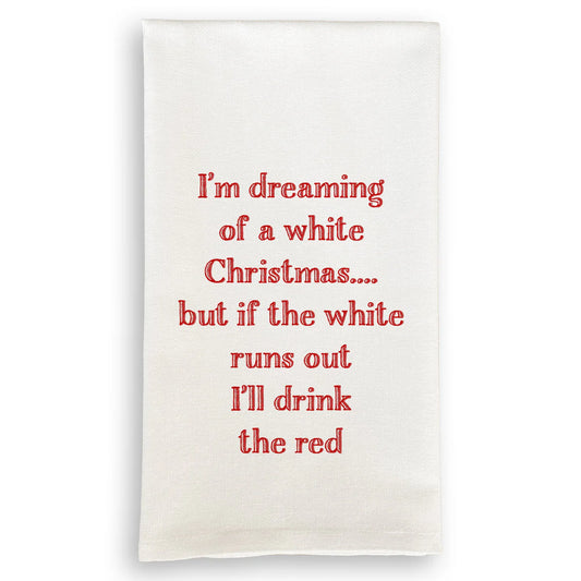 Tea Towel - Dreaming of a White Christmas