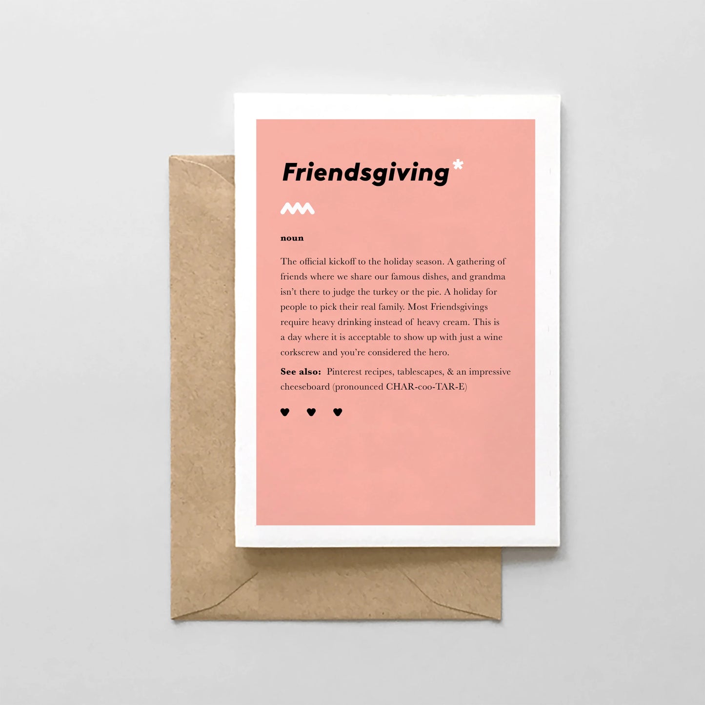 Friendsgiving Card with Heartfelt Message – Perfect for Thanksgiving Gatherings