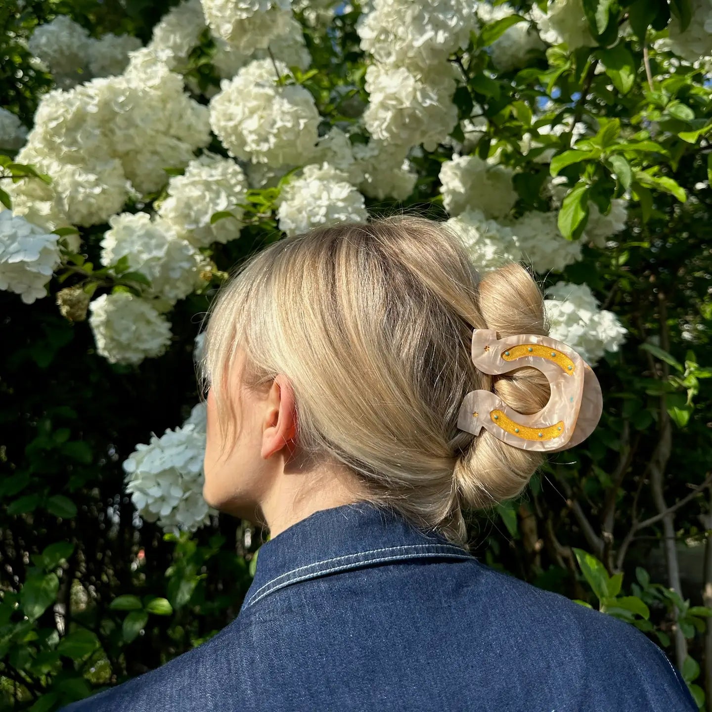 Lucky Horseshoe Hair Clip