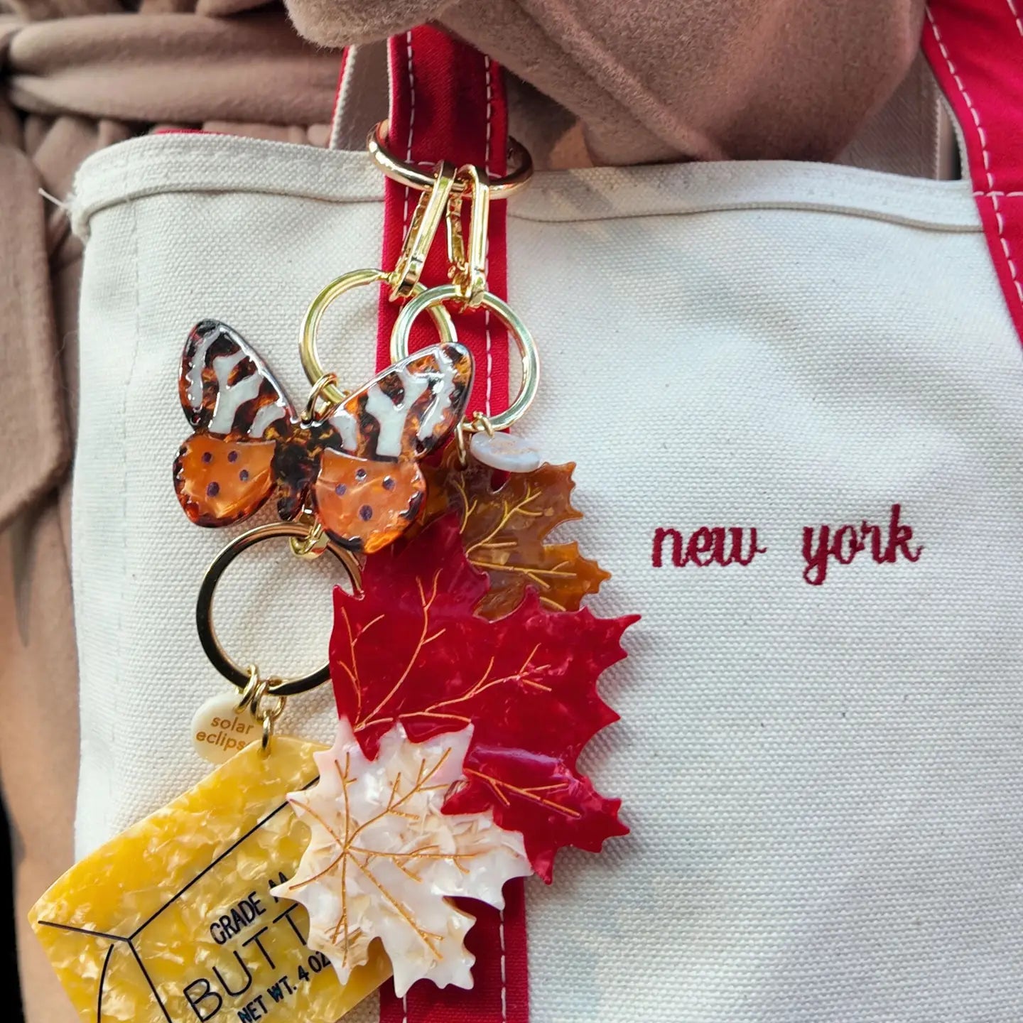 Butterfly Bag Charm + Keychain