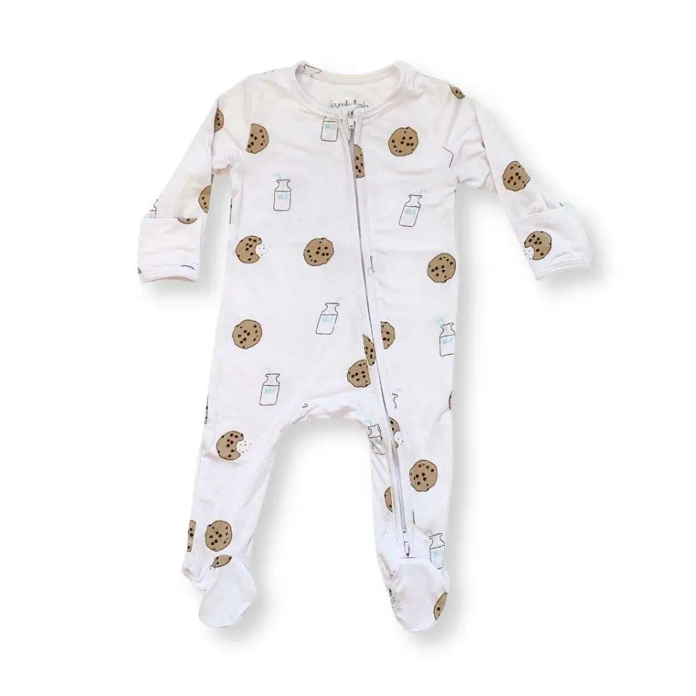 Milk & Cookies Bamboo Onesie – Sweet, Soft & Snuggly!