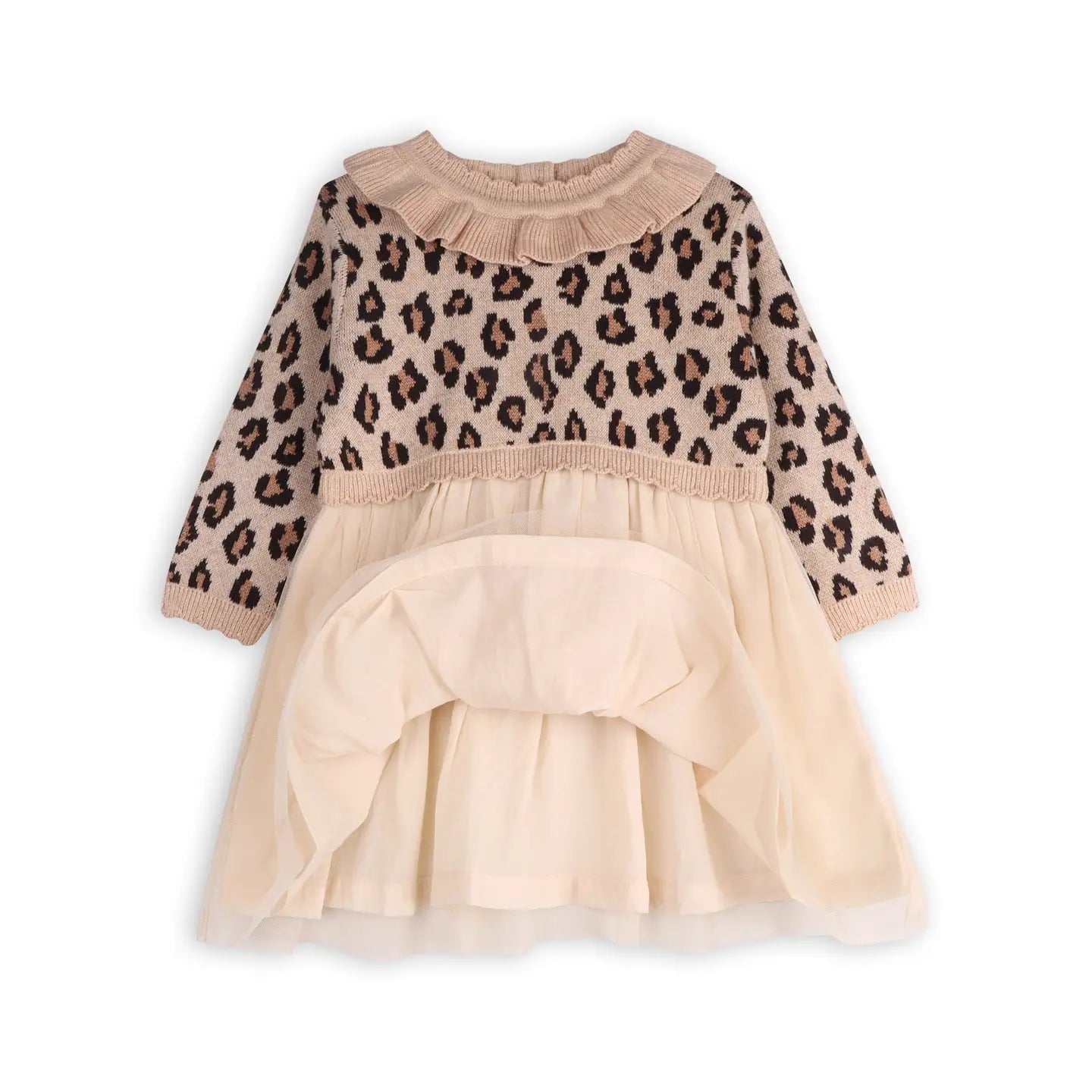 Organic Leopard Knit Tutu Baby Dress🐆