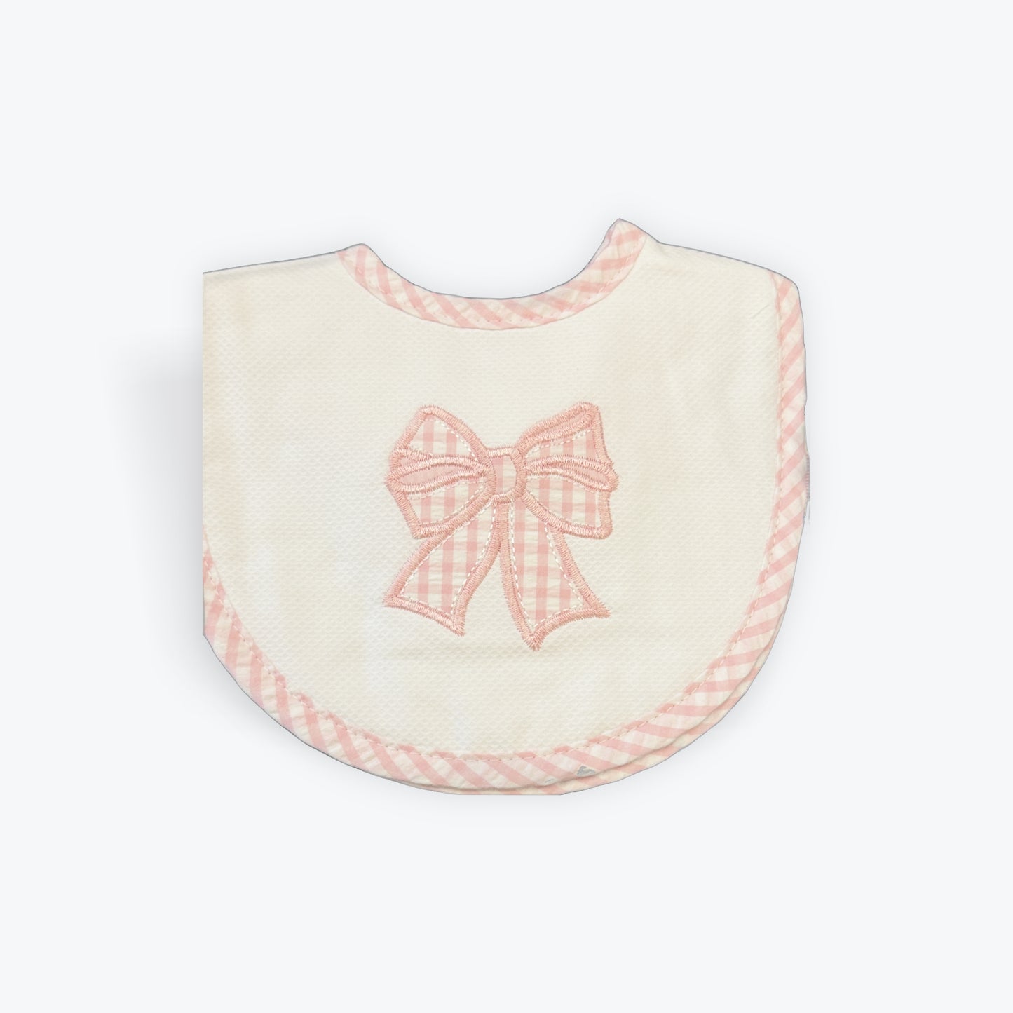 3 Marthas Pink Bow Med Bib