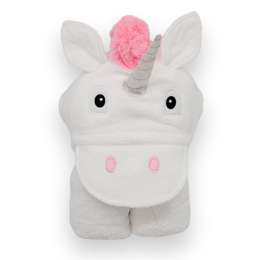 Unicorn hooded towel for ages 2-8years old