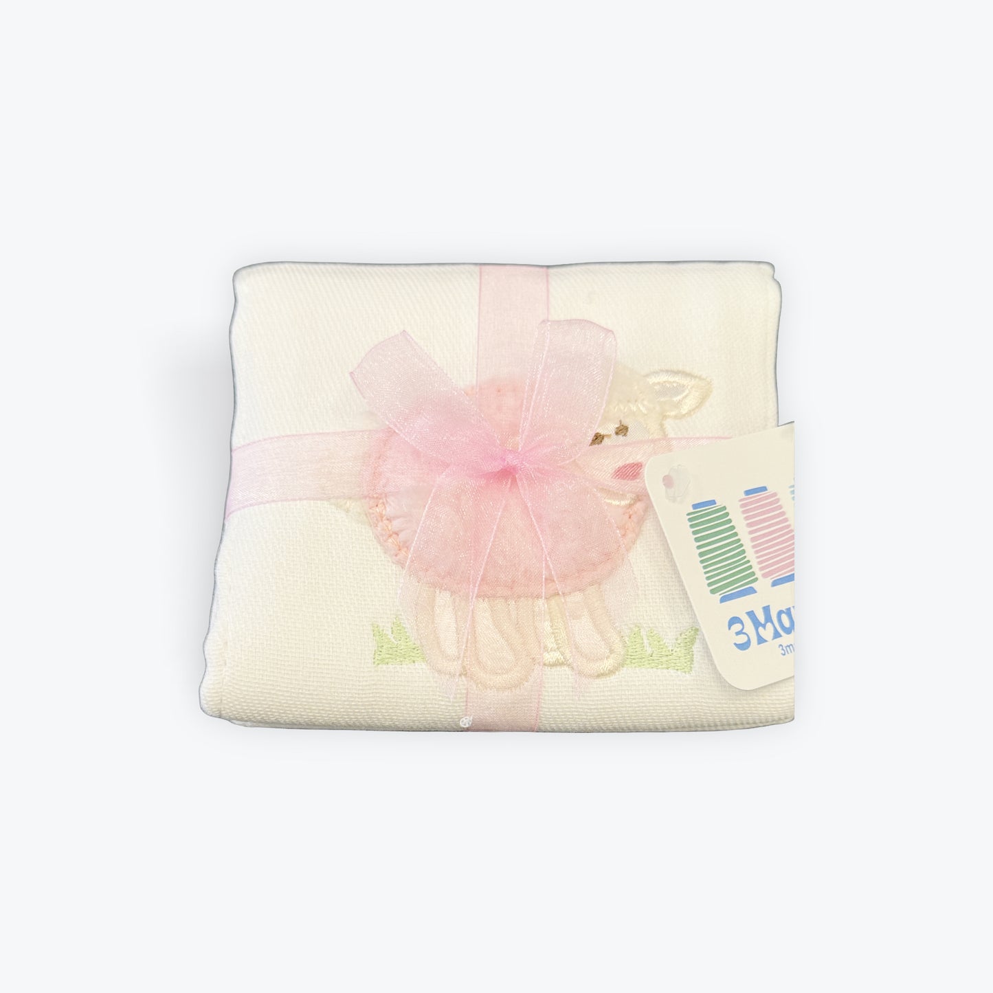 3 Martha Burp Pad Pink Lamb