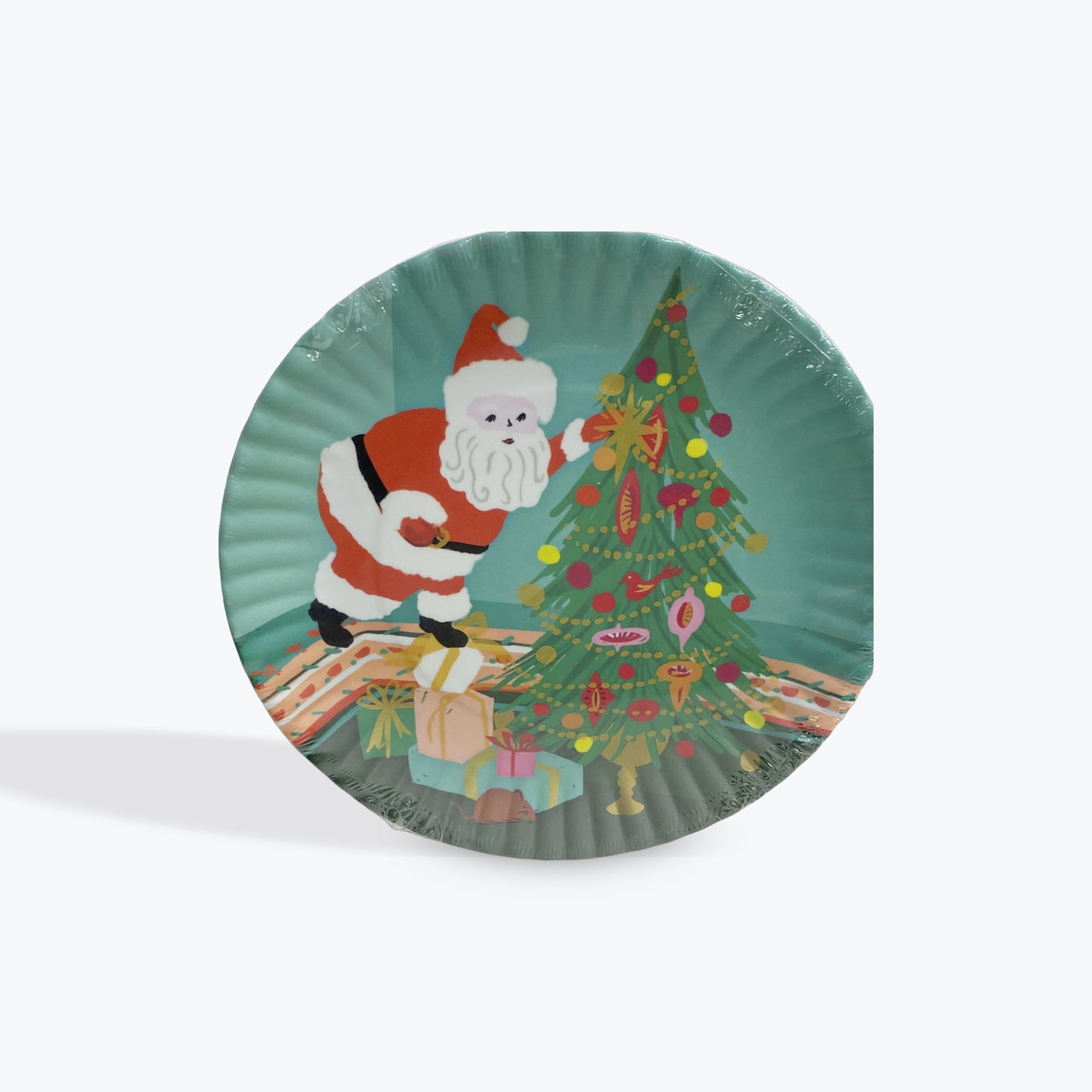 Onehundred80 9” Santa trimming tree plate Assortment