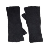 Barefoot Dreams Black Fingerless Gloves