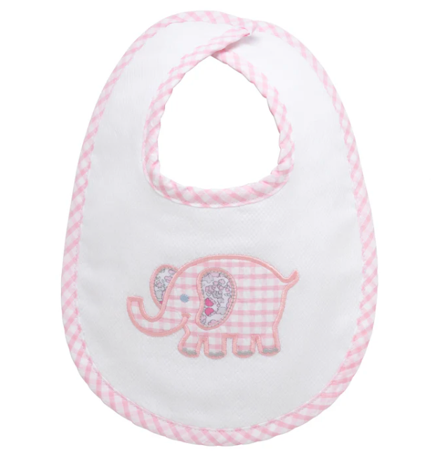Elephant Pink Bib