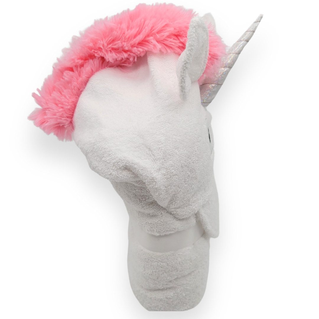 Unicorn hooded towel for ages 2-8years old