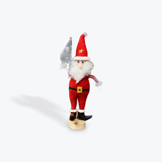 Onehundred80 7.5” Wool Santa with tree