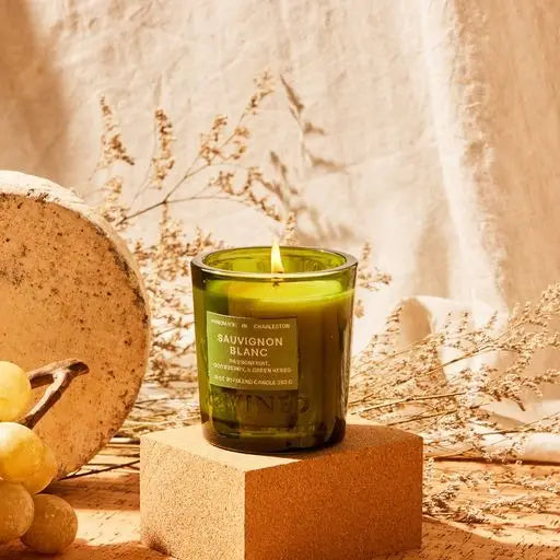 Sauvignon Blanc Scented Candle - 10 oz -100% Soy