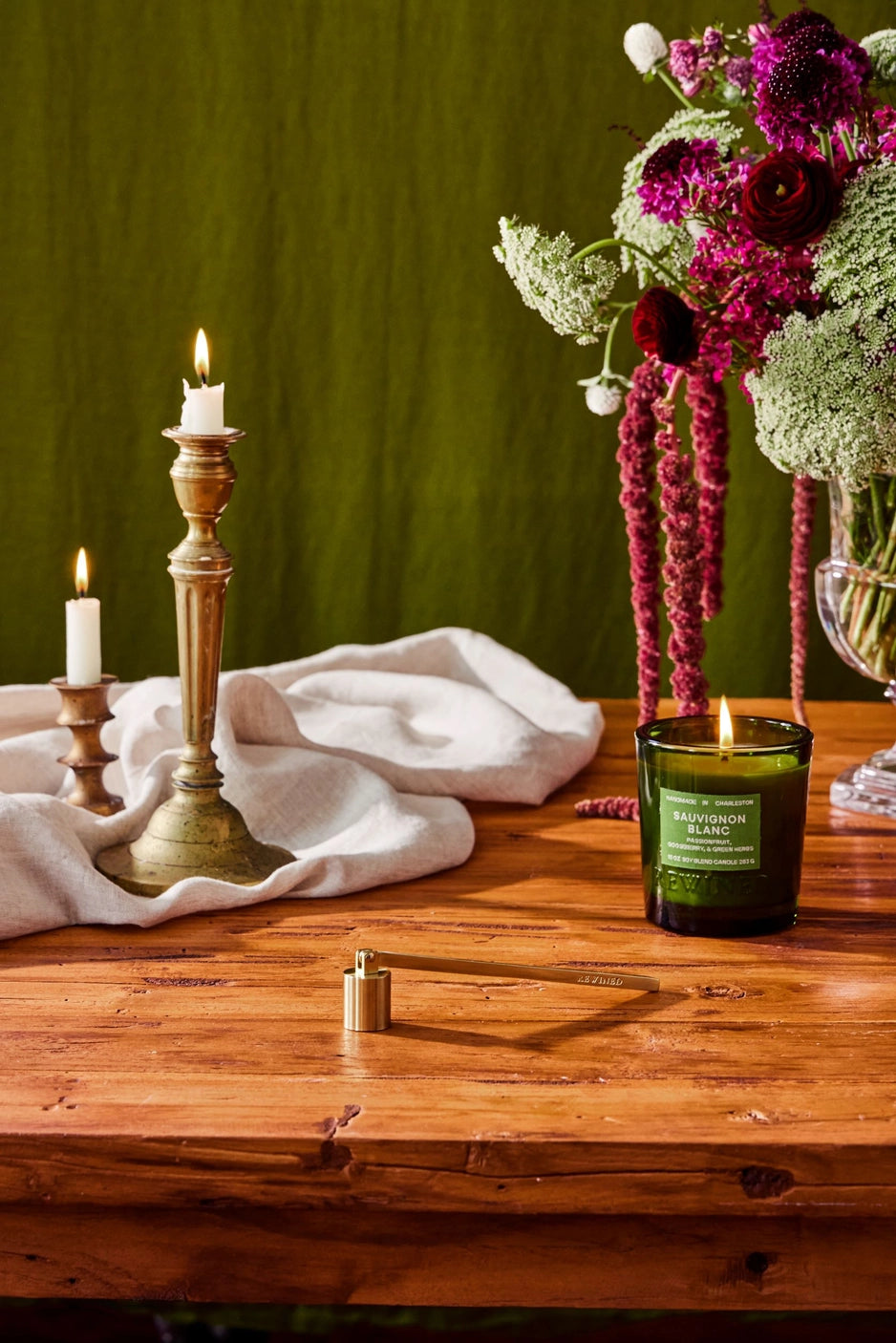 Brushed Gold Candle Snuffer