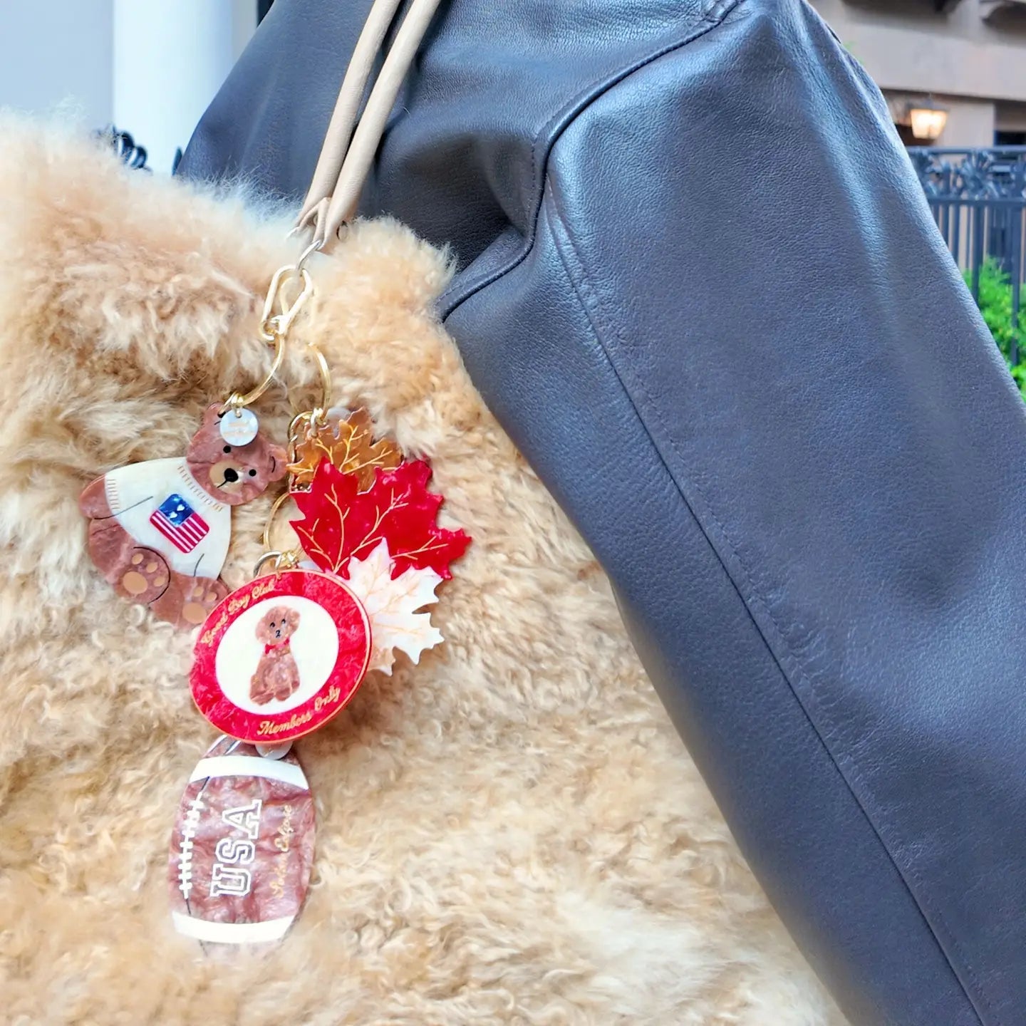 American Teddy Bear Charm