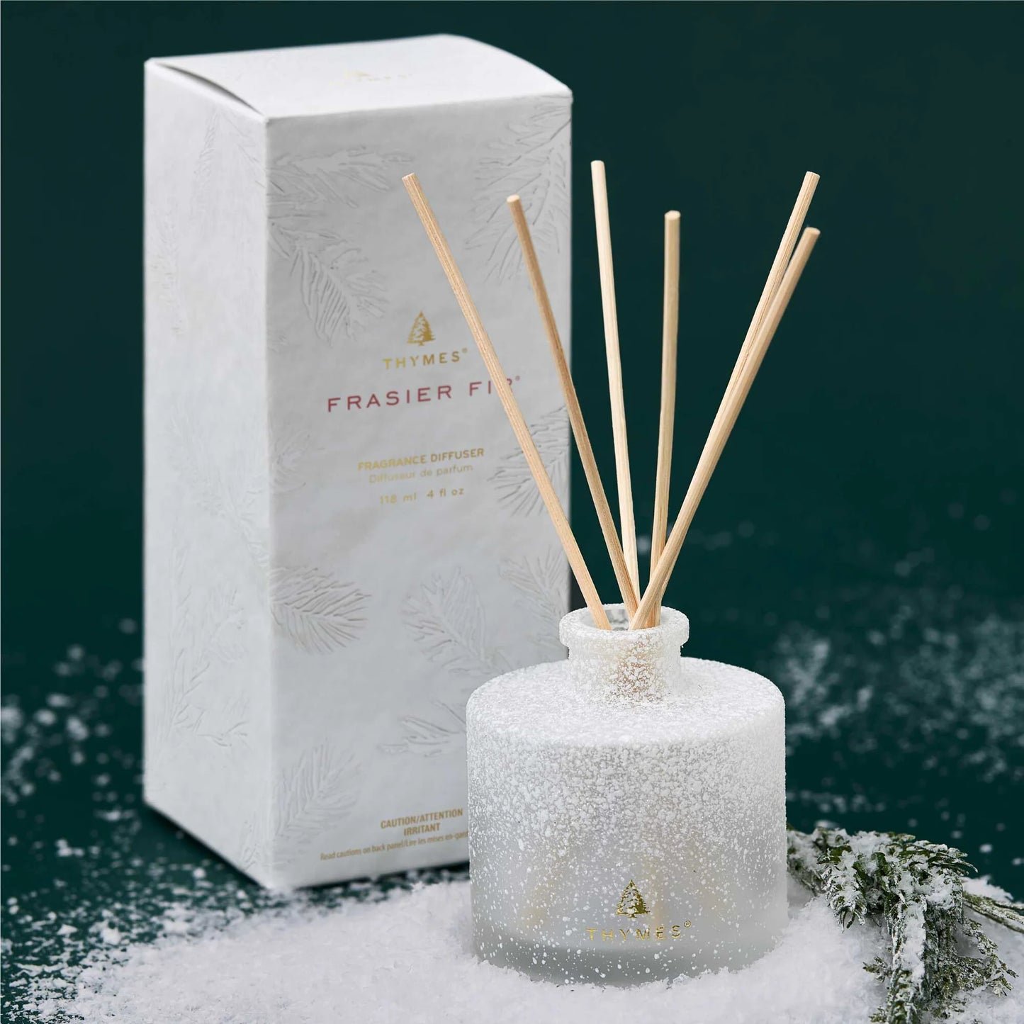 Thymes - Frasier Fir Diffuser Petite Flocked Collection