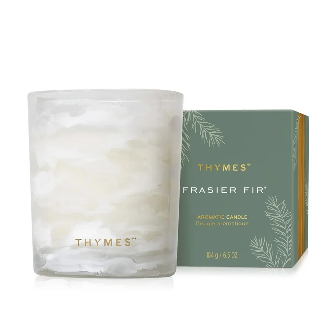 Thymes - Frasier Fir Tidings Boxed Candle 6.5oz