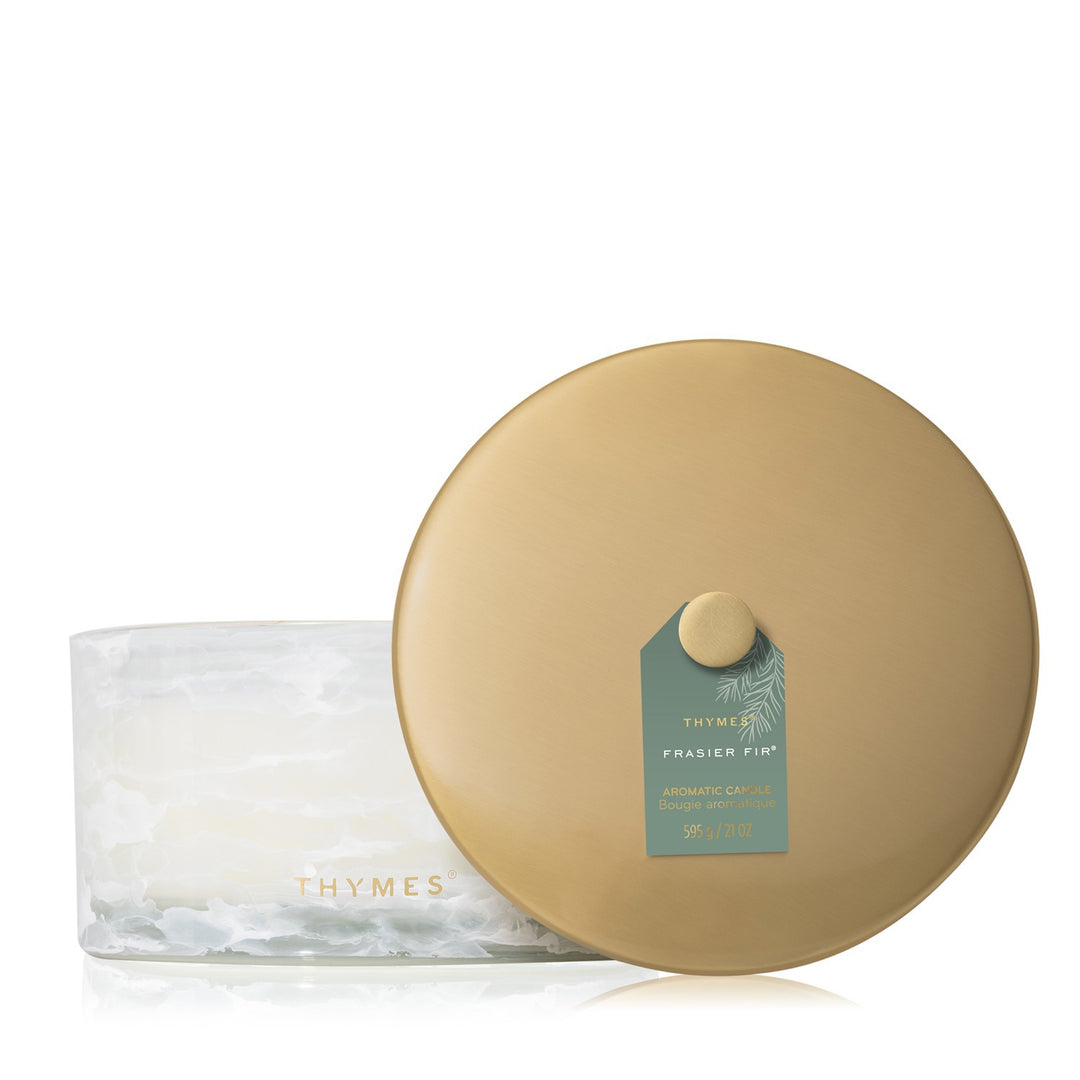 Thymes - Frasier Fir Tidings 4 Wick Candle 21oz