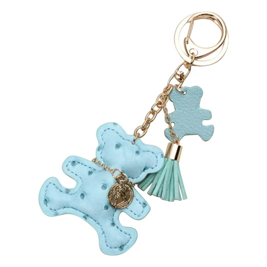 Light Blue Teddy Bear Bag/Purse Charm
