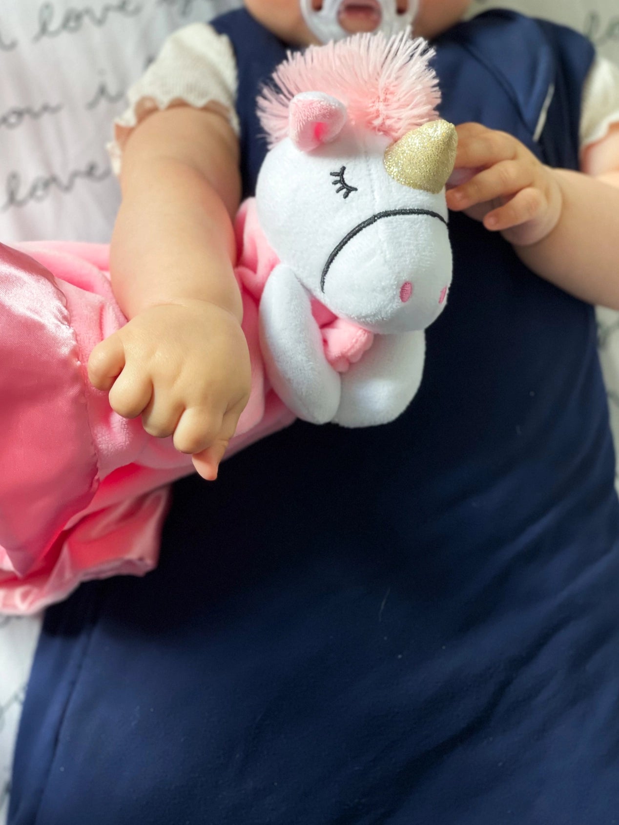 Unicorn Lovey Security Blanket
