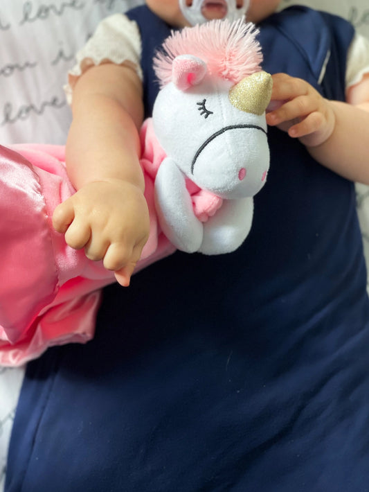 Unicorn Lovey Security Blanket