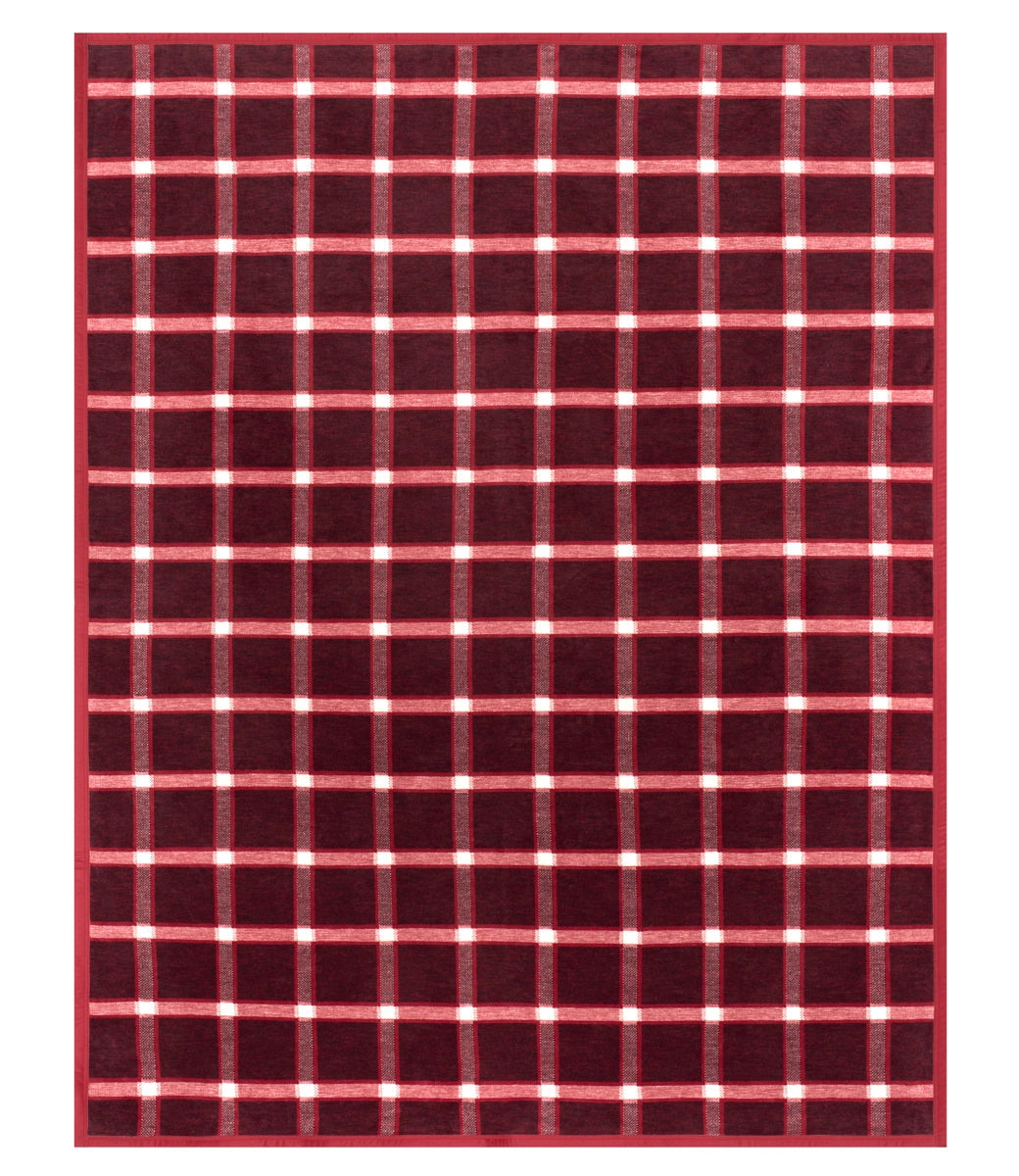 ChappyWrap Red Plaid Blanket