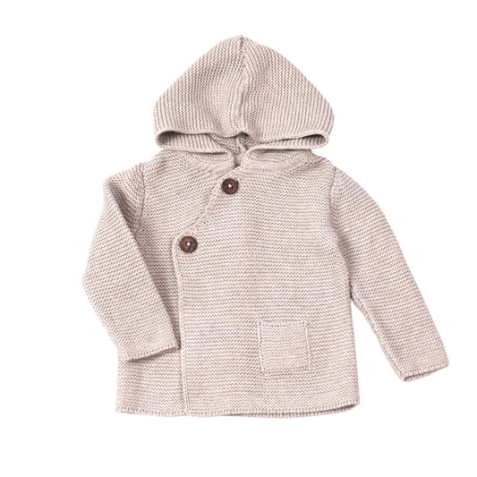 Hooded Knit Baby Jacket