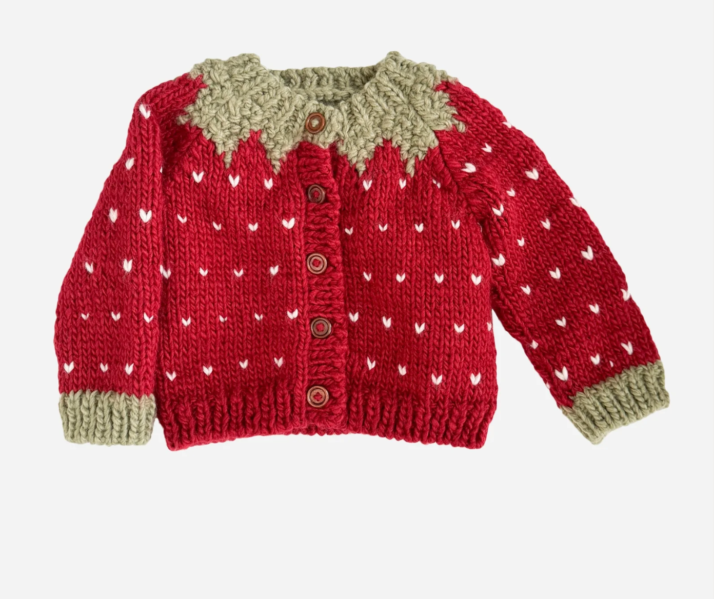 Berry Cute Knit Cardigan