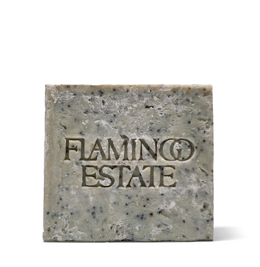 Flamingo Estate Exfoliating Peppermint Soap Brick