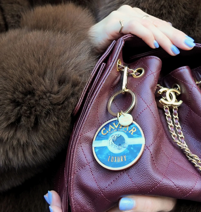Caviar Bag Charm + Keychain