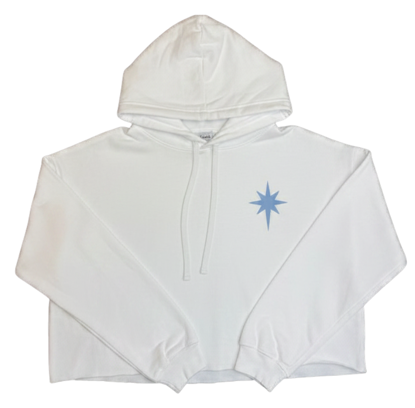 Bethlehem Map Cropped Hoodie