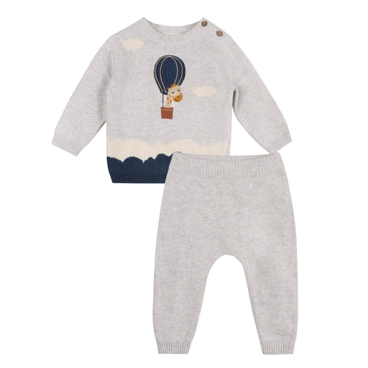 Hot Air Balloon Baby Knit Set