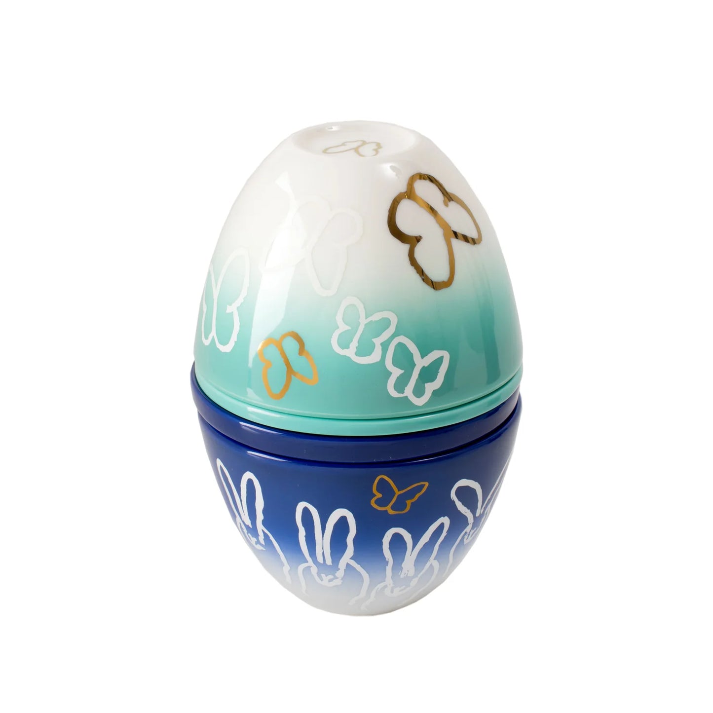Bunnies & Butterflies Porcelain Nesting Egg Bowls