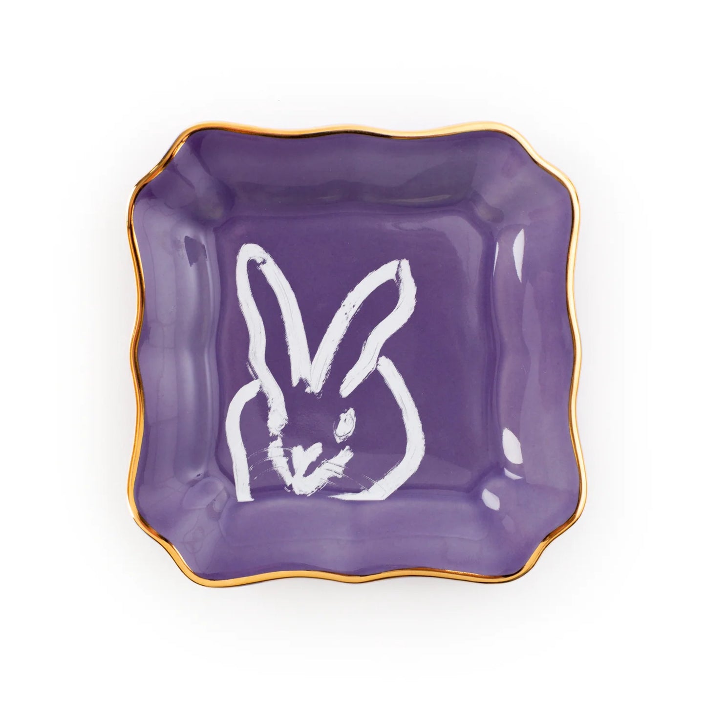 Best Bunny Portait Plate, Lilac