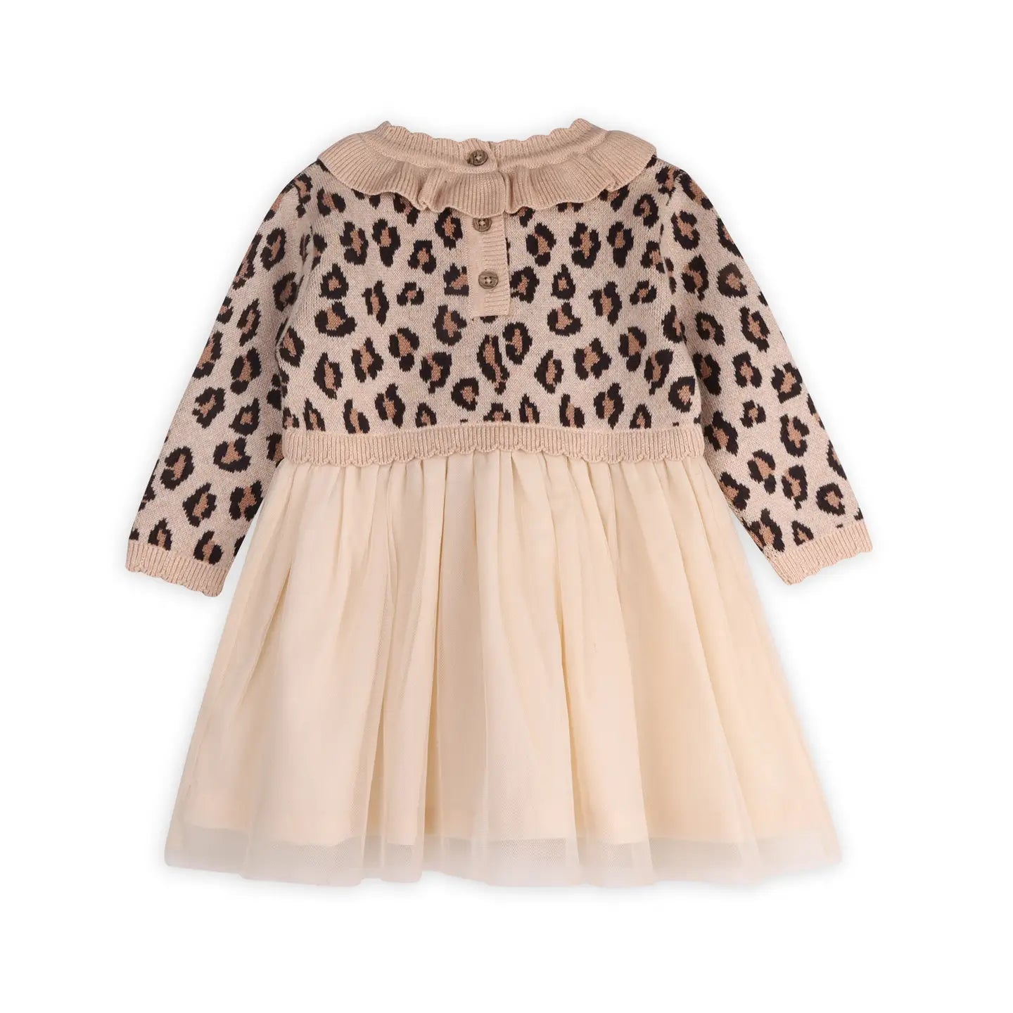 Organic Leopard Knit Tutu Baby Dress🐆