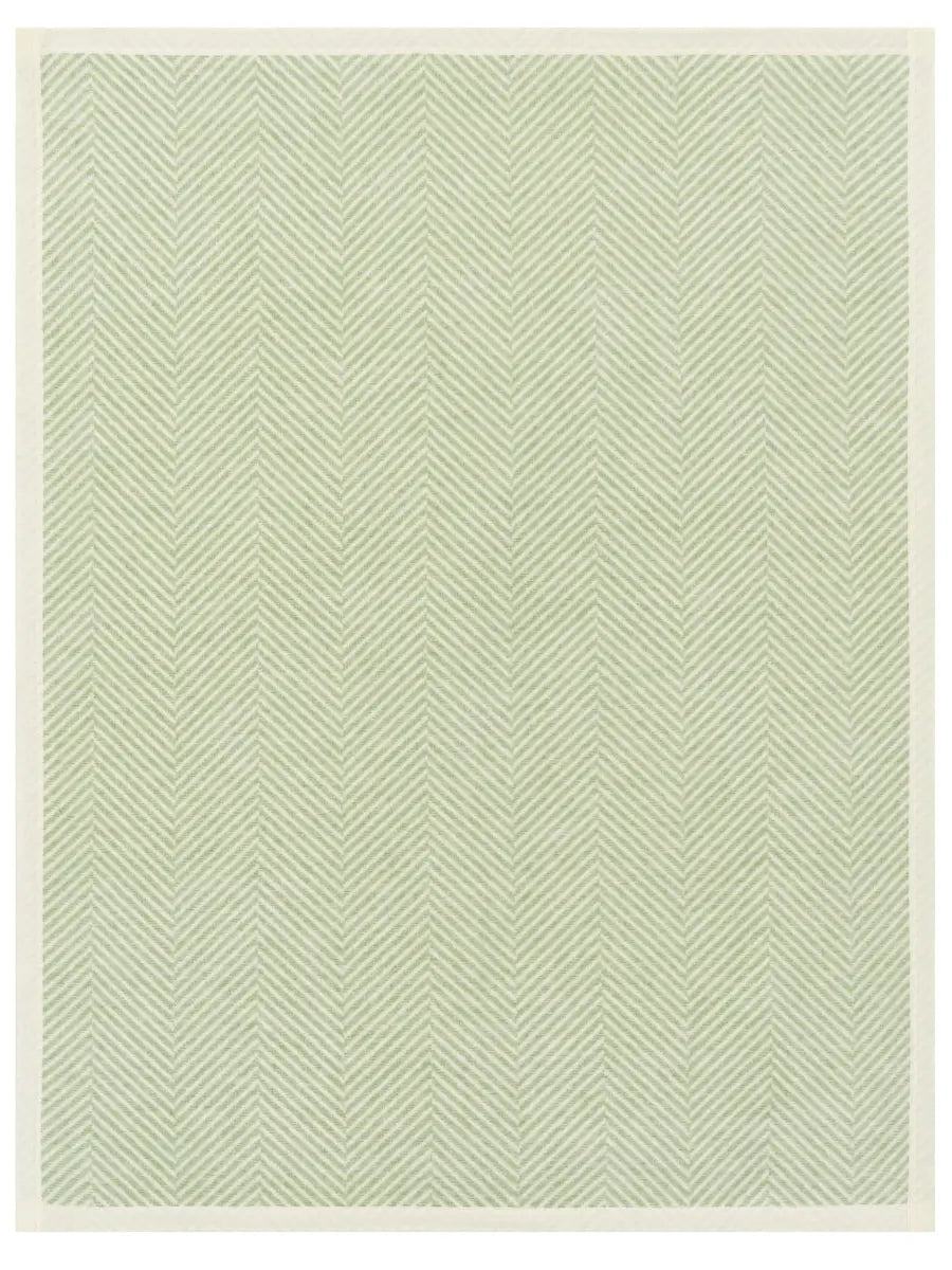 ChappyWrap Harborview Herringbone Sprout Green Mini Blanket