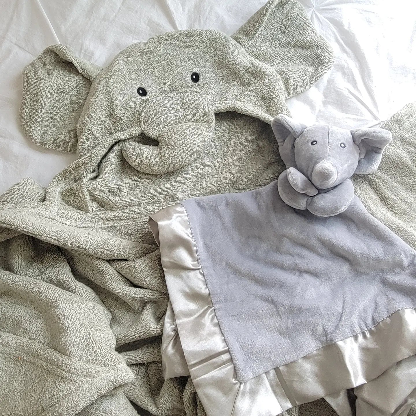 Elephant Lovey Security Blanket