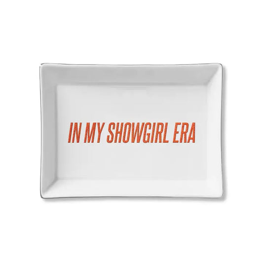 "In My Showgirl Era" Glitter Ceramic Tray