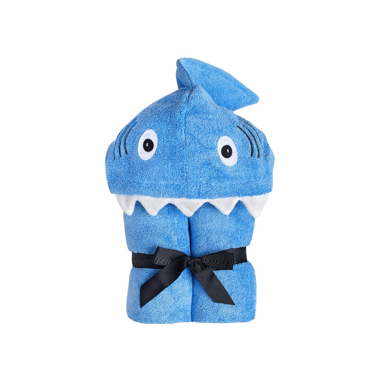 Shark hooded towel for toddlers ages 2 to 8 years old