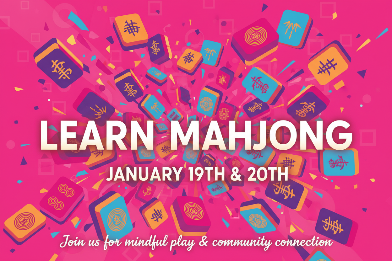 Hot Pink Mahjong Lessons Banner