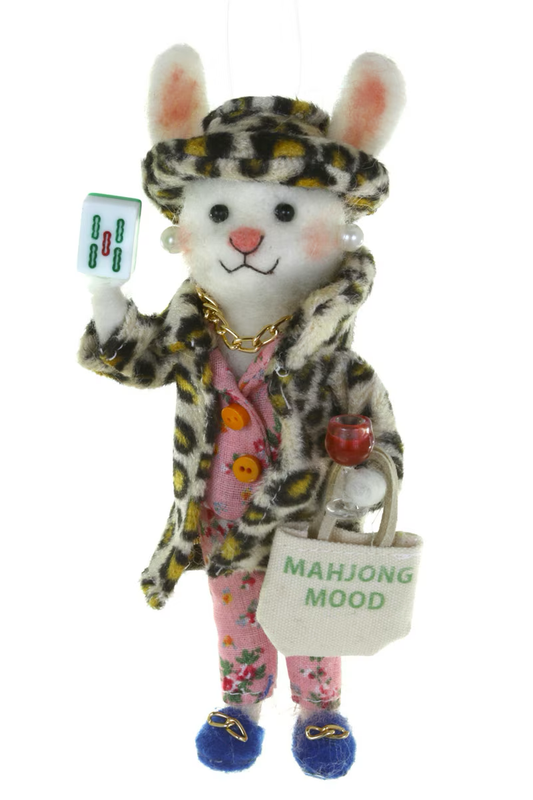Cody Foster Mahjong Bunny Ornament