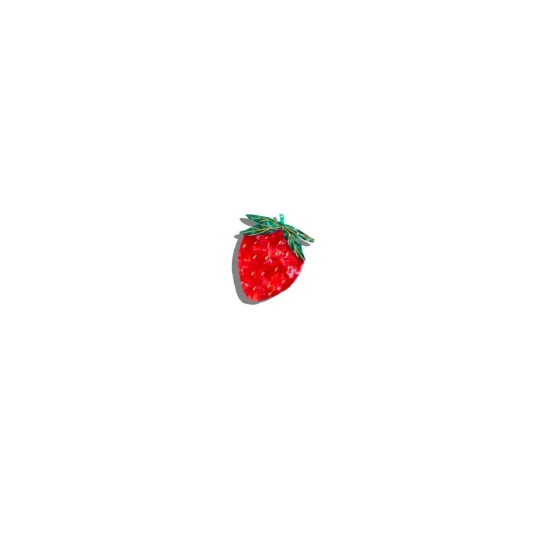 Berry Sweet Hand-Painted Strawberry Tech Charm