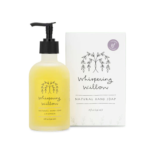 Lavender Natural Hand Soap in Glass Bottle
