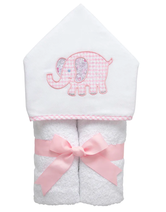 Everykid Elephant  Towel Pink