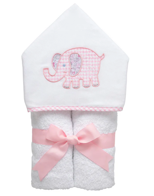 Everykid Elephant  Towel Pink
