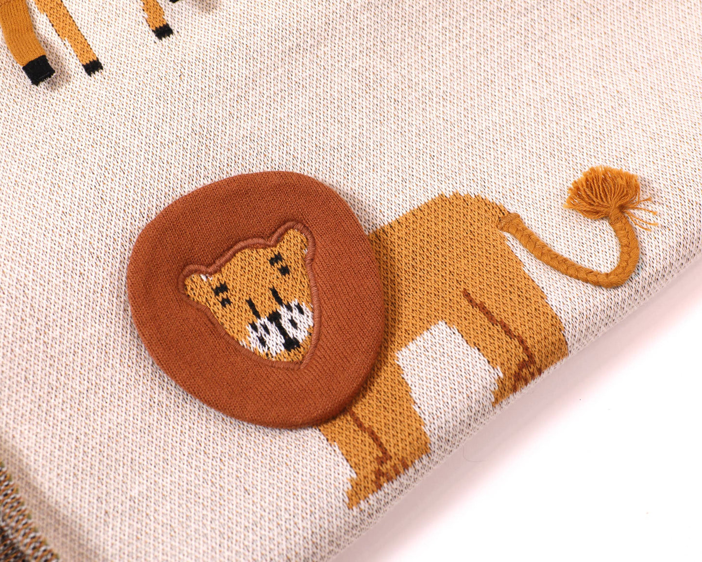 Safari Knit Baby Blanket 🦁💤