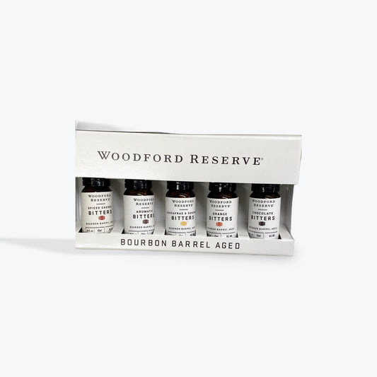 Bourbon barrel Bitters Dram set.