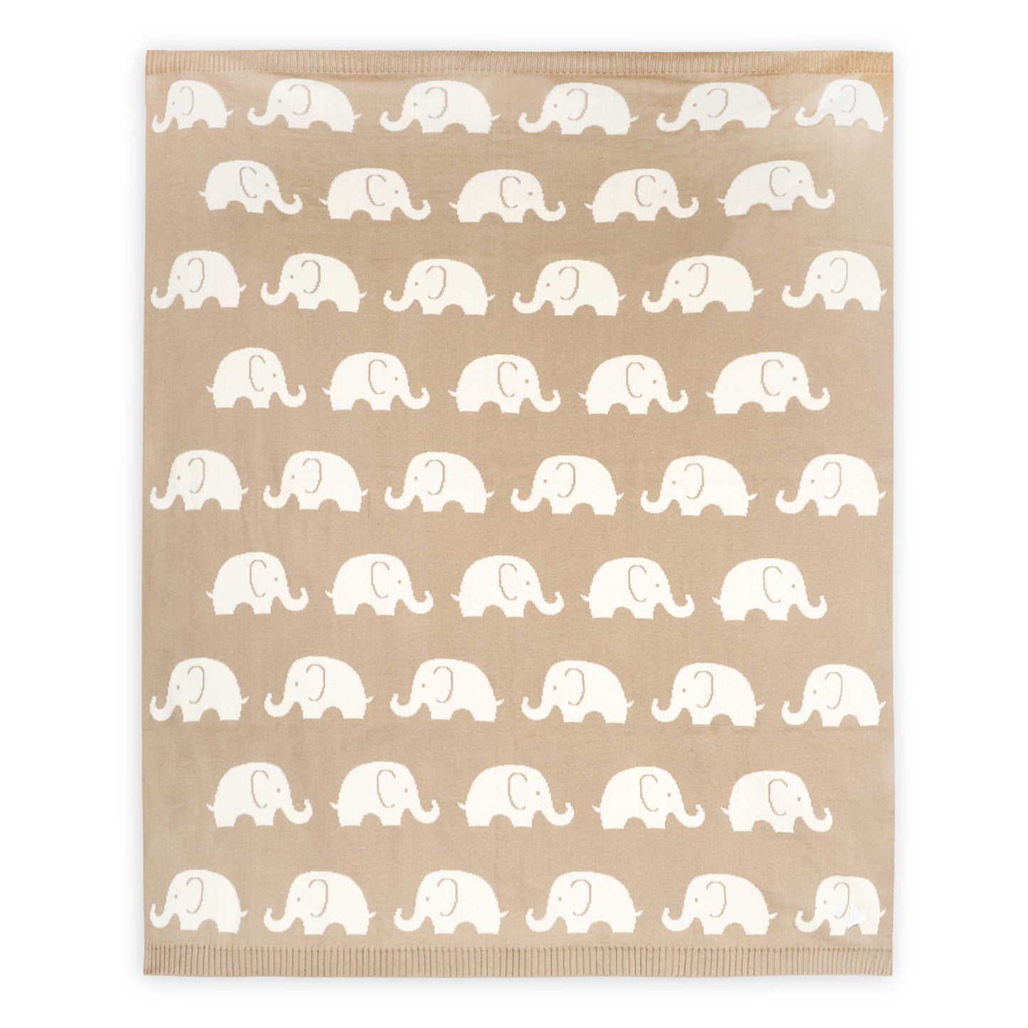 Elephant Reversible Knit Baby Blanket🐘💤
