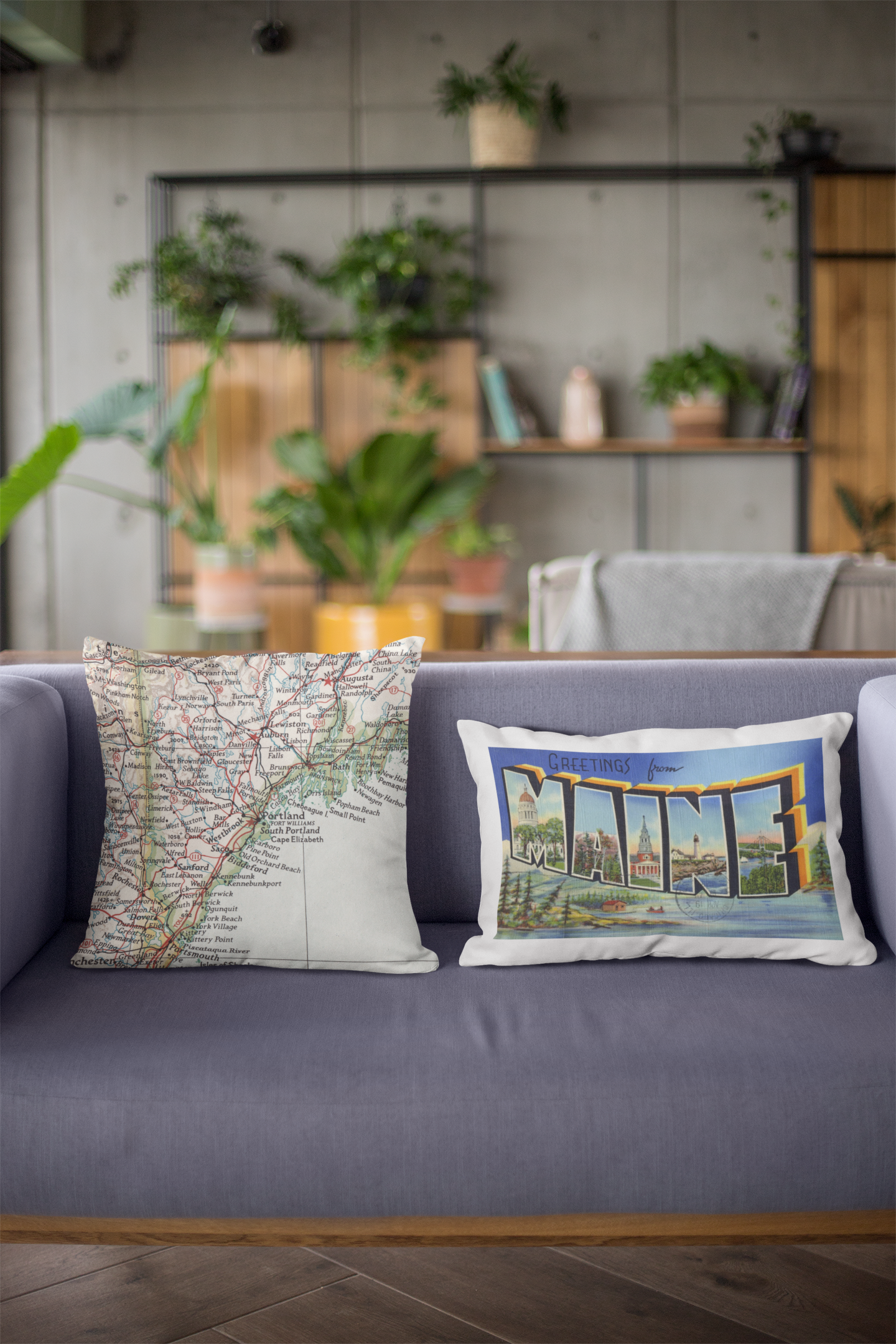 Bethlehem Pennsylvania Postcard Pillow Throw Pillow